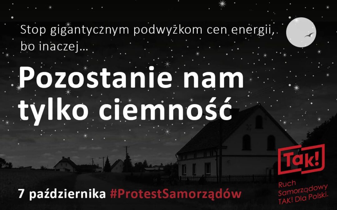 Ogólnopolski Protest Samorządowców w Warszawie 07.10.2022